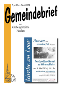 Gemeindebrief Haselau April-Juni 2024