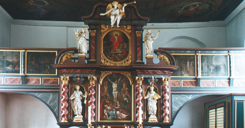 Christian-Precht-Altar der Haselauer Kirche